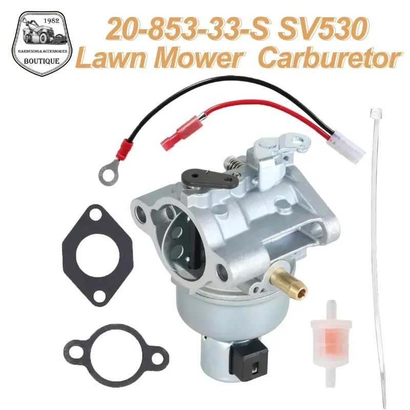 

ALL-CARB 20-853-33-S Carburetor Carb Kit Replacement for Courage SV530 SV540 SV590 SV600 SV610 SV620 Engine