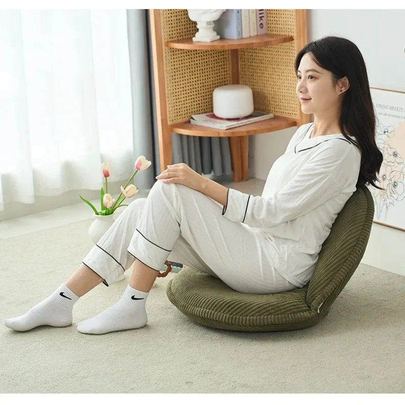 

Nordic Lazy Sofa Folding Chair Lazy Sofa Bay Window Tatami Backrest Chairs Balcony Pad Reading Seat Small Folding Sofa Furniture