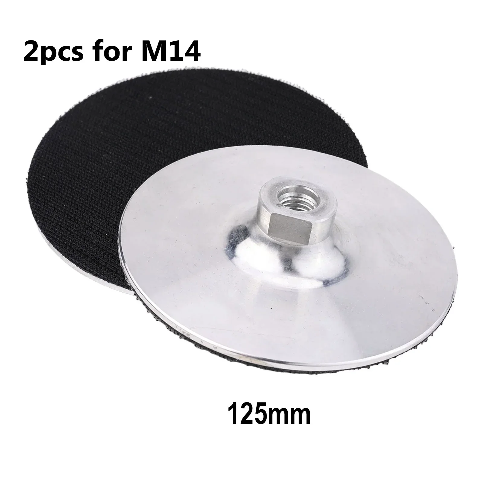 

2pcs Aluminum Polishing Backing Pad M-14 Thread Angle Grinder Backer Pad For Air Polisher And Polishing Pads Abrasive Tools