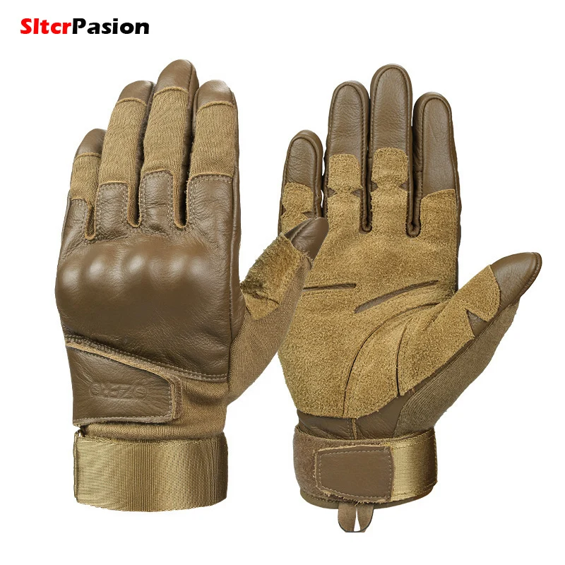 Leather Motorcycle Gloves for Men Women Durable Adjustable Wrist Protective Guantes Moto Luvas Handschuhe Handschoenen Gants 장갑