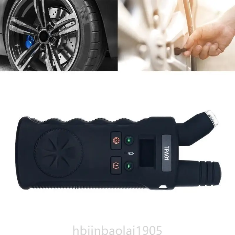 

E74E Tire Monitor System Tool Digital Tire Pressure Gauge for Car Truck Bicycles