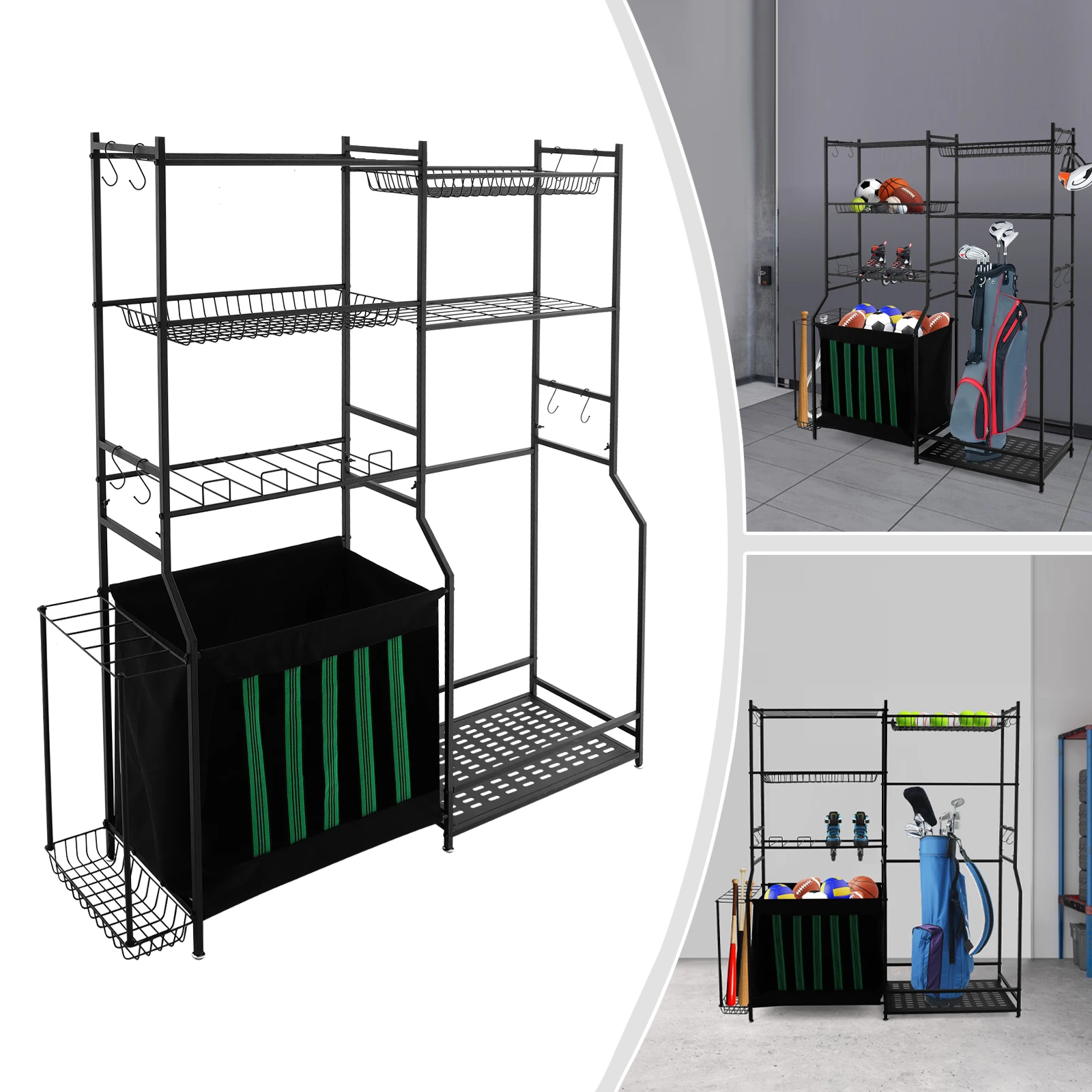 Sports Equipment Storage Rack - Golf Equipment Holder recension och pris