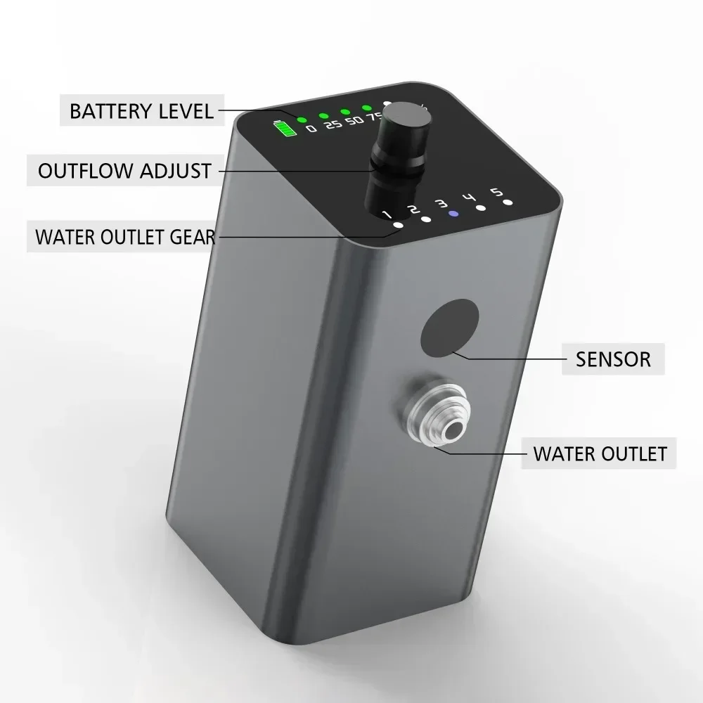 Tattoo Needle Washer Strong Suction Automatic Identification Induction Professional Tattoo Needle Cleaning Machine Equipment