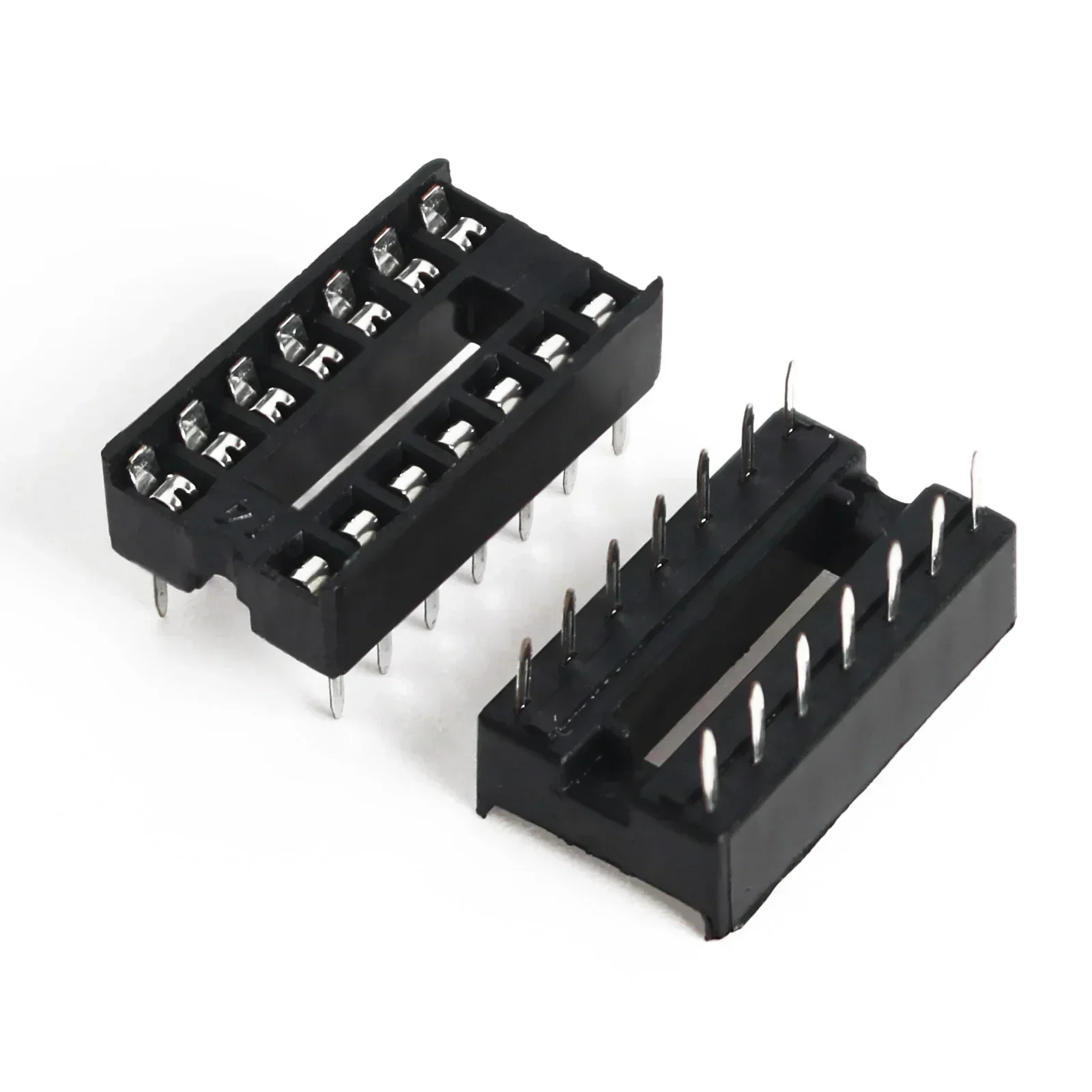 10pcs DIP Socket Chips Base 6P/8P/14P/16P/18P/20P/24P/28P IC Sockets Adaptor Solder Integrated Circuits Sockets Kit