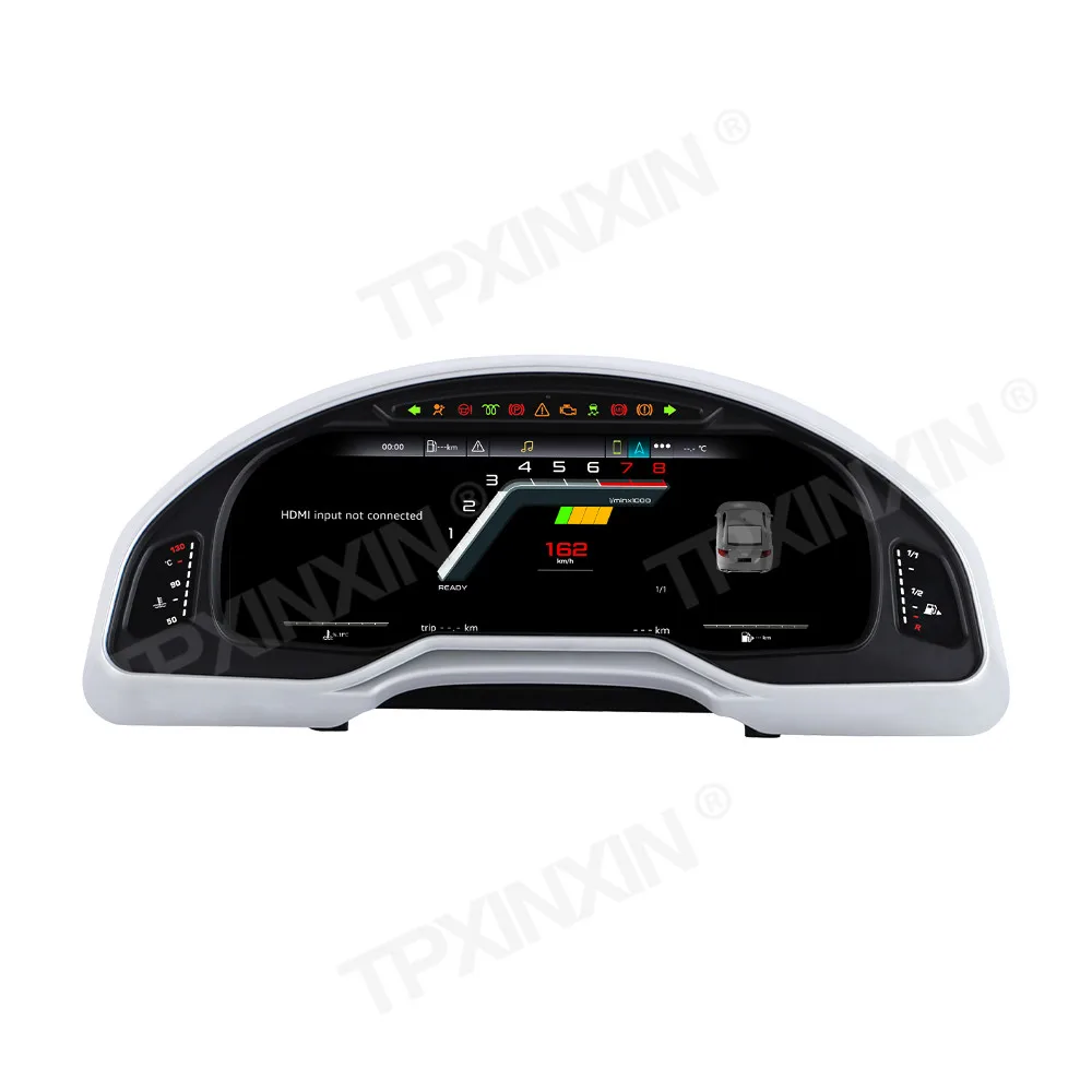 LCD Digital Cluster For Audi Q7 2006-2015 LCD Instrument Panel Speedometer Odometer Dashboard Display