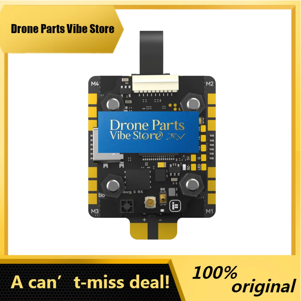 

Drone PartsiFlight Borg 5S RX Stack With Borg 5S RX FC Flight Controller / Borg 60RS ESC For FPV Racing Parts