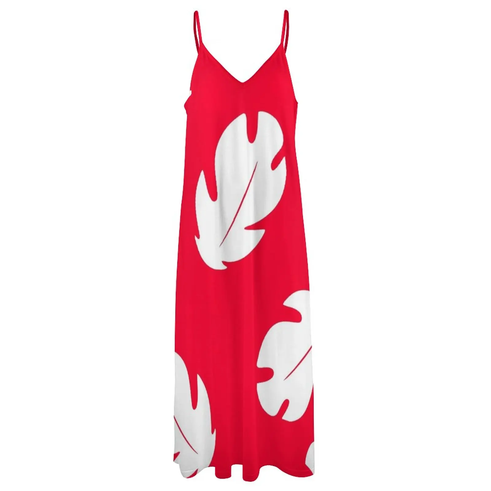 Lilo Hawaiian Floral Leaves Sleeveless Dress sexy dress for women Clothing female Women's summer skirt