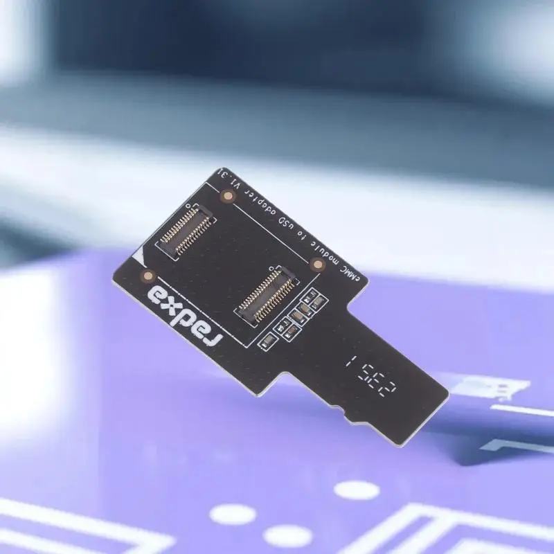 محول لوحة EMMC إلى USD متعدد الاستخدامات مع وحدات حرق بطاقة MicroSD TF لـ ROCK PI 4A/4B