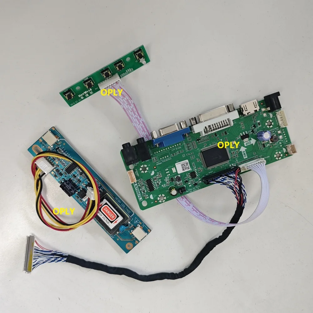 

Kit for 1366X768 LCD HT185WX1-100 HT185WX1-300 HT185WX1 18.5" screen monitor HDMI-compatible DVI VGA controller board