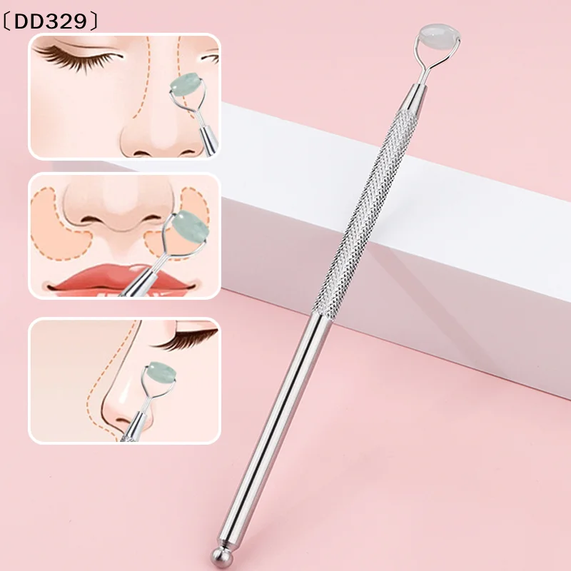 

Массажная палочка для лица, аппликатор для крема против морщин, шпатели для смешивания масок, лопатка для массажа глаз, инструмент для ухода за лицом〔DD329〕