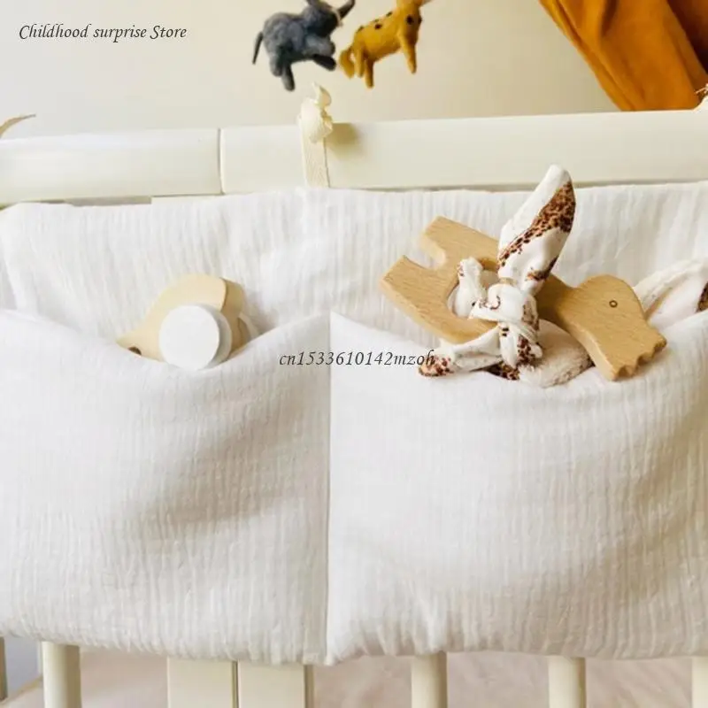 Baby Bedside Storage Bag Easy to Hanging on the Crib's Bed’s Changing Table Dropship