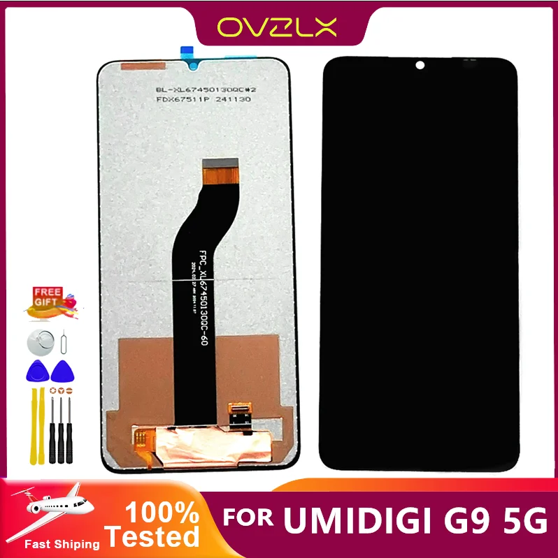 

6.75 inch 100% Original LCD Display For UMIDIGI G9 5G Touch Screen Digitizer Assembly Digitizer Replacement Repair Screen