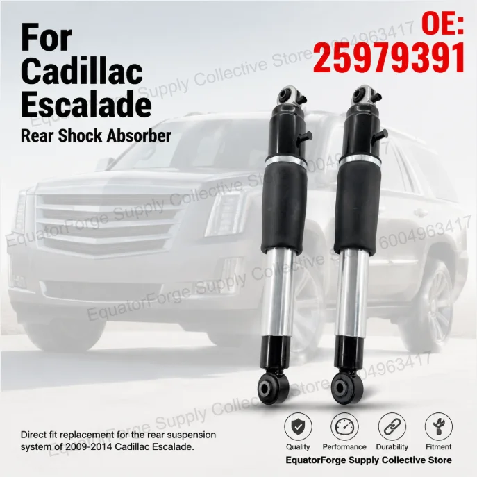 

Anti-corrosion Comfort Ride High Stability Direct Fit Rear Shock Absorber Pair for Cadillac Escalade 2009-2014 - OE 25979391