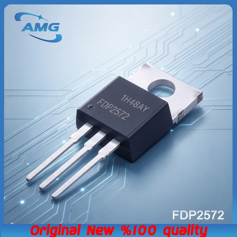 10PCS FDP2572 field-effect transistor N-channel 150V 29A through-hole TO-220