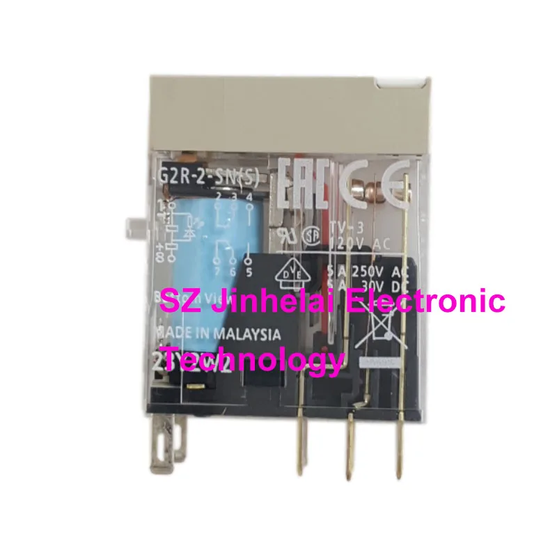 1pcs New and Original Omron G2R-2-SN(S) 24VDC 220VAC 110VAC Relay G2R-2-SN DC24(S) AC220(S) AC110(S) 2NO 2NC