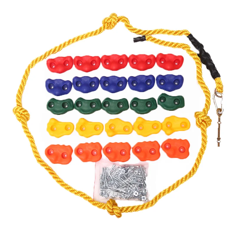 

Indoor Rock Climbing Wall Vertical Climber Climbing Point Accessories Children's Adventure Park Fitness Climbing Wallpromote