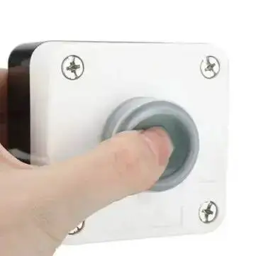 660V 10A One Green Button Momentary Reset ABS Waterproof Plastic Box Push Button Switch For Gate Opener