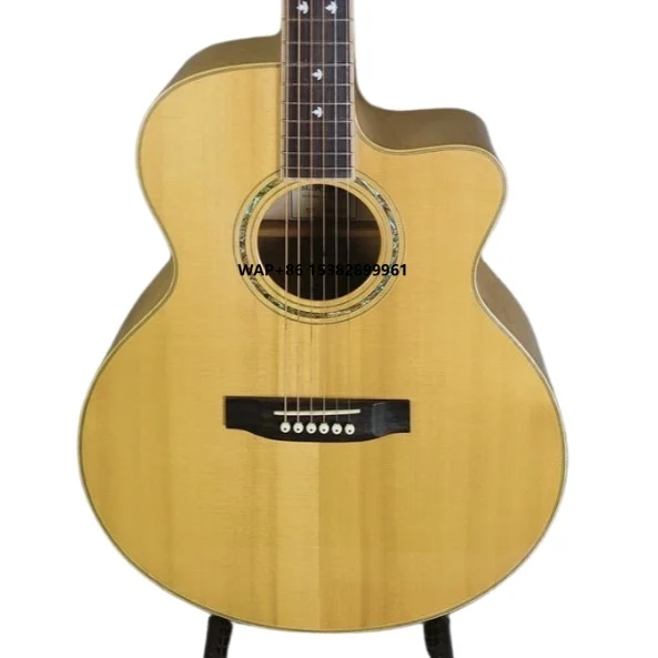 

Yunzhi Handcrafted Flat Classical & Jazz Acoustic Guitar YZ Model Solid Maple Carved Body with Ebony Fingerboard