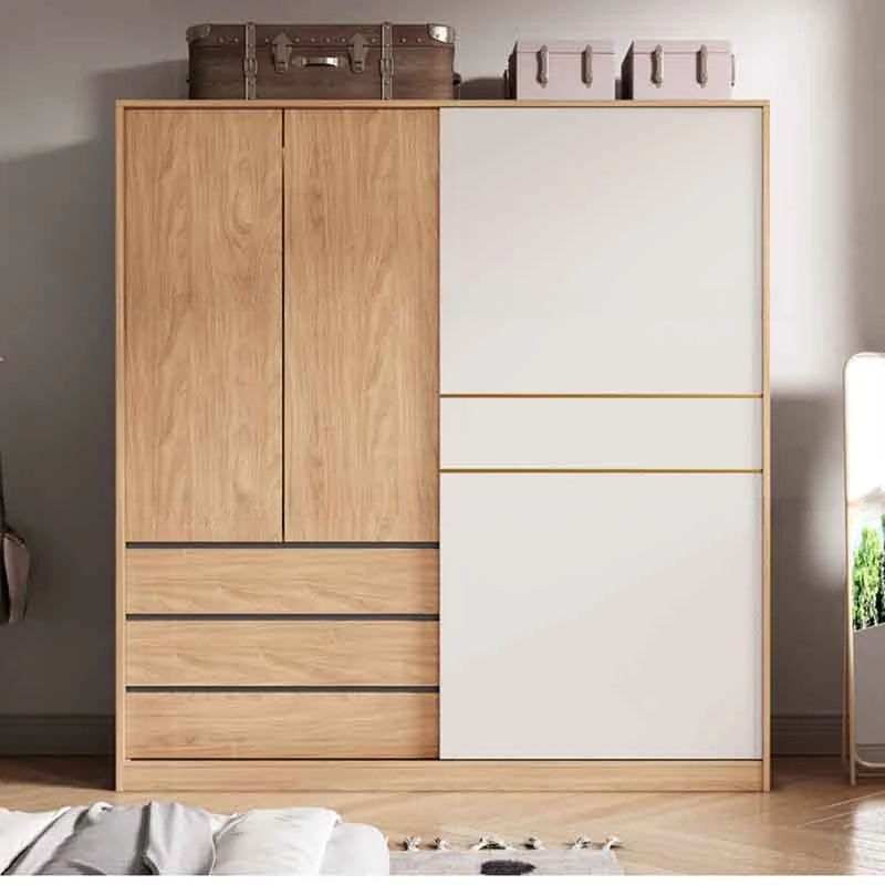 

Bedroom Modern Organizer Wardrobes Multilayer Clothes Storage Wardrobes Portable Sliding Doors Szafa Na Ubrania Home Furniture