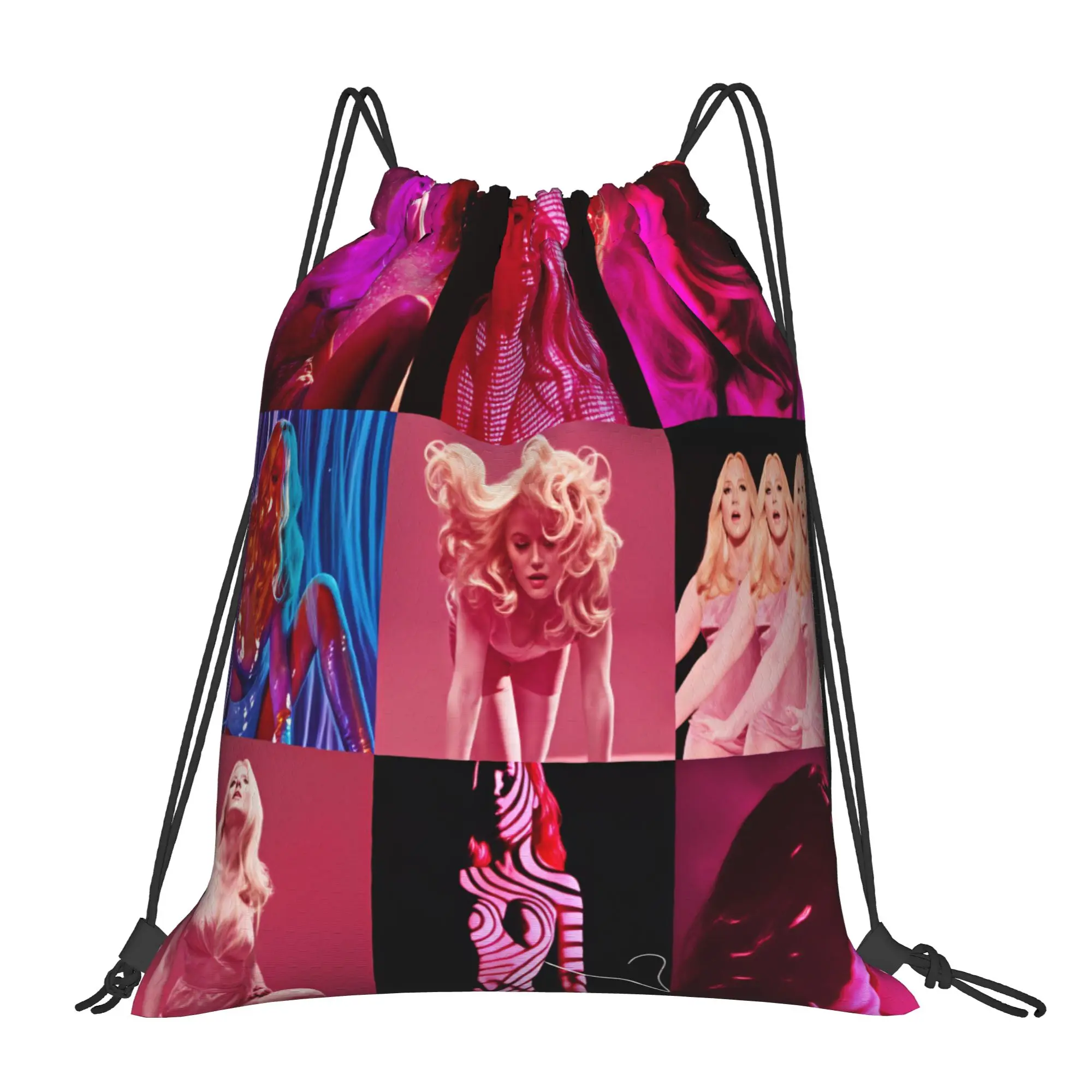 Madonnas Confessions II 2026 Drawstring Bag  Foldable Minimalist Backpack Outdoor Beach Sackpack String Bags For Men
