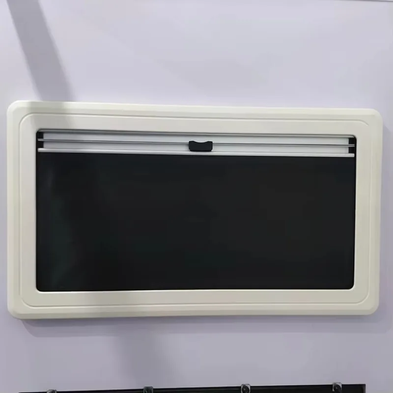 ملحقات STLF RV نافذة الزاوية اليمنى مع أسطوانة شاشة الحشرات نافذة RV أعمى 450*500 مم لمقطورة متنقلة #4