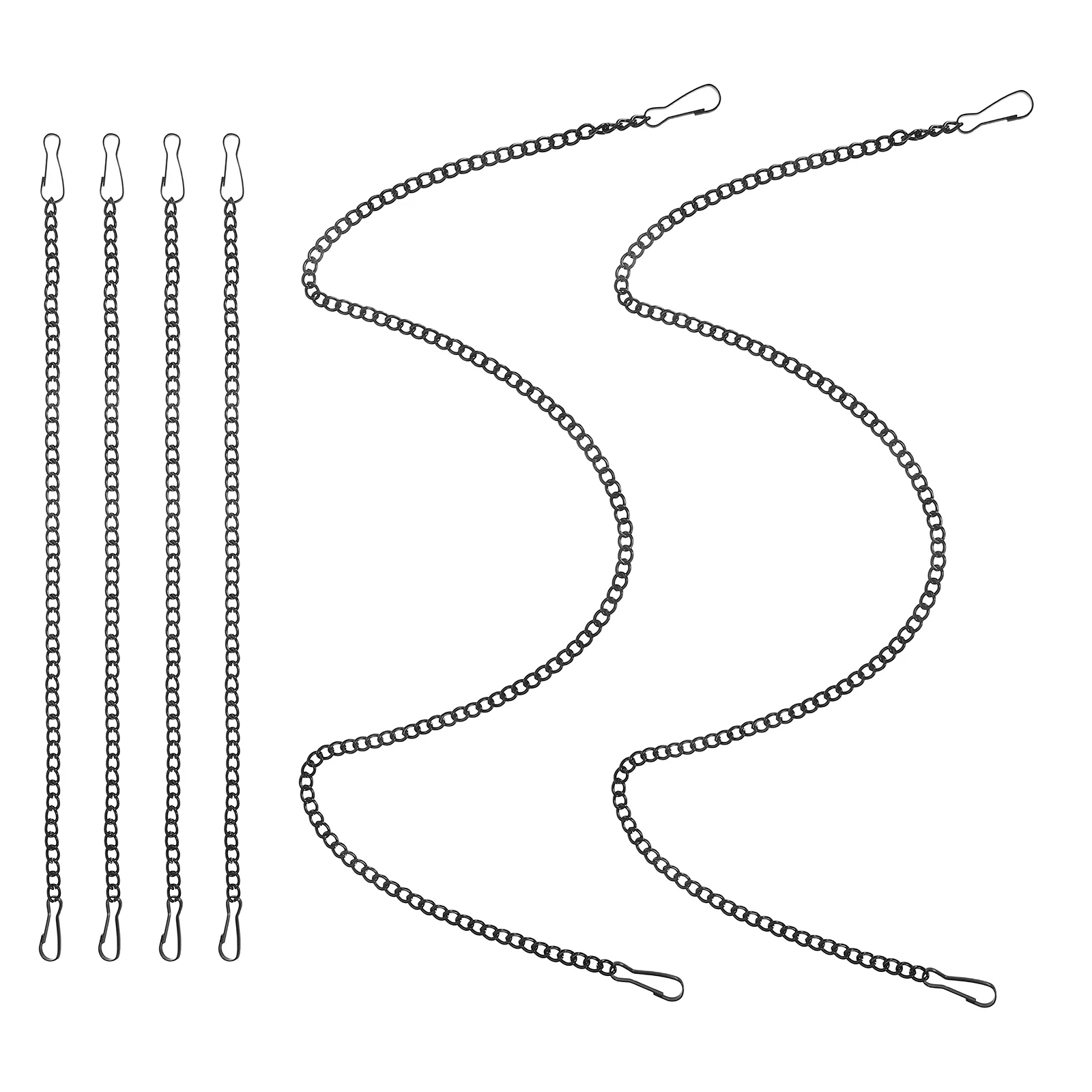 

6Pcs Hanging Chains Iron Material Easy Install for Signs Posters Banners Home Decor Plant Hangers Jewelry Making Supplies