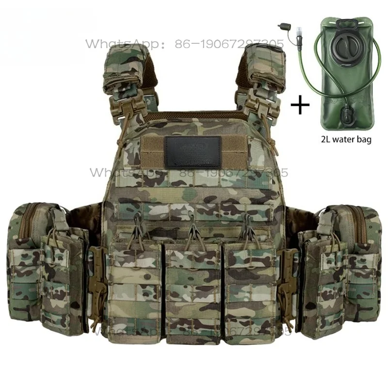

Модульный быстросъемный жилет с 2-литровым водонепроницаемым мешком для воды (пищевой класс), съемный и свободно комбинируемый, дышащий и удобный.