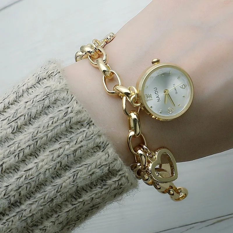 New Minimalist Style Bracelet Women Quartz Watch Fashionable Small Disc Design Luxury Jewelry Women Watch Dropshipping Montre