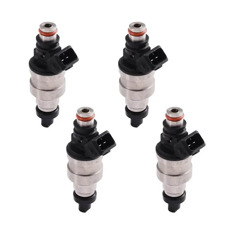 For ECLIPSE TURBO 1990-1999 Compatible Fuel Injector Nozzles- 4PCS Set Of INP-018, MD186379 INP018 MDL450