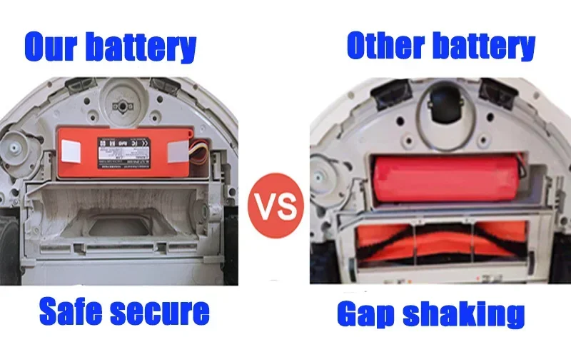 Batterie de rechange pour aspirateur robot Xiaomi Roborock S50 S51 S55, pièces de rechange d'accessoires, batterie ion Eddie