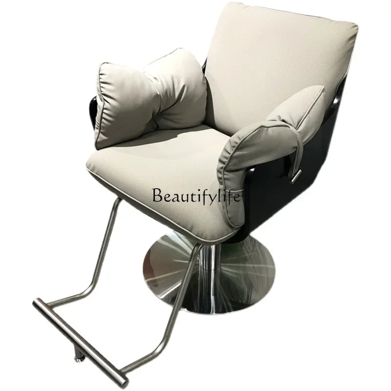 

New Hair Barber Shop Chair Light Luxury and Simplicity Hot Dyeing Fashion Hair Cutting Stool Hair Salon