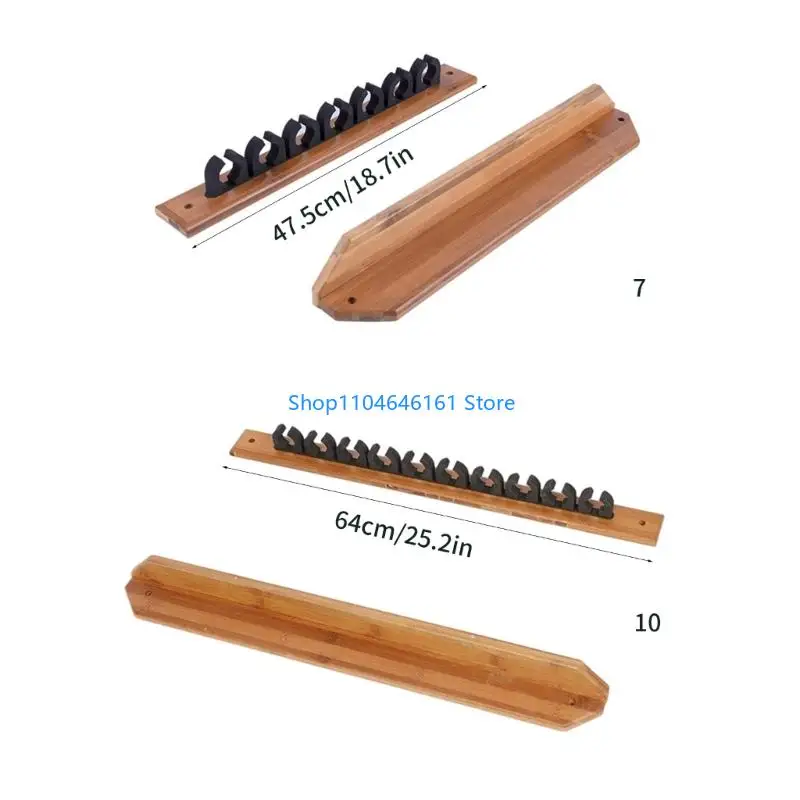 Storage Holder Fishing Poles Rack Holds 7/10 Rod Fishing Gear Equipment Organizers