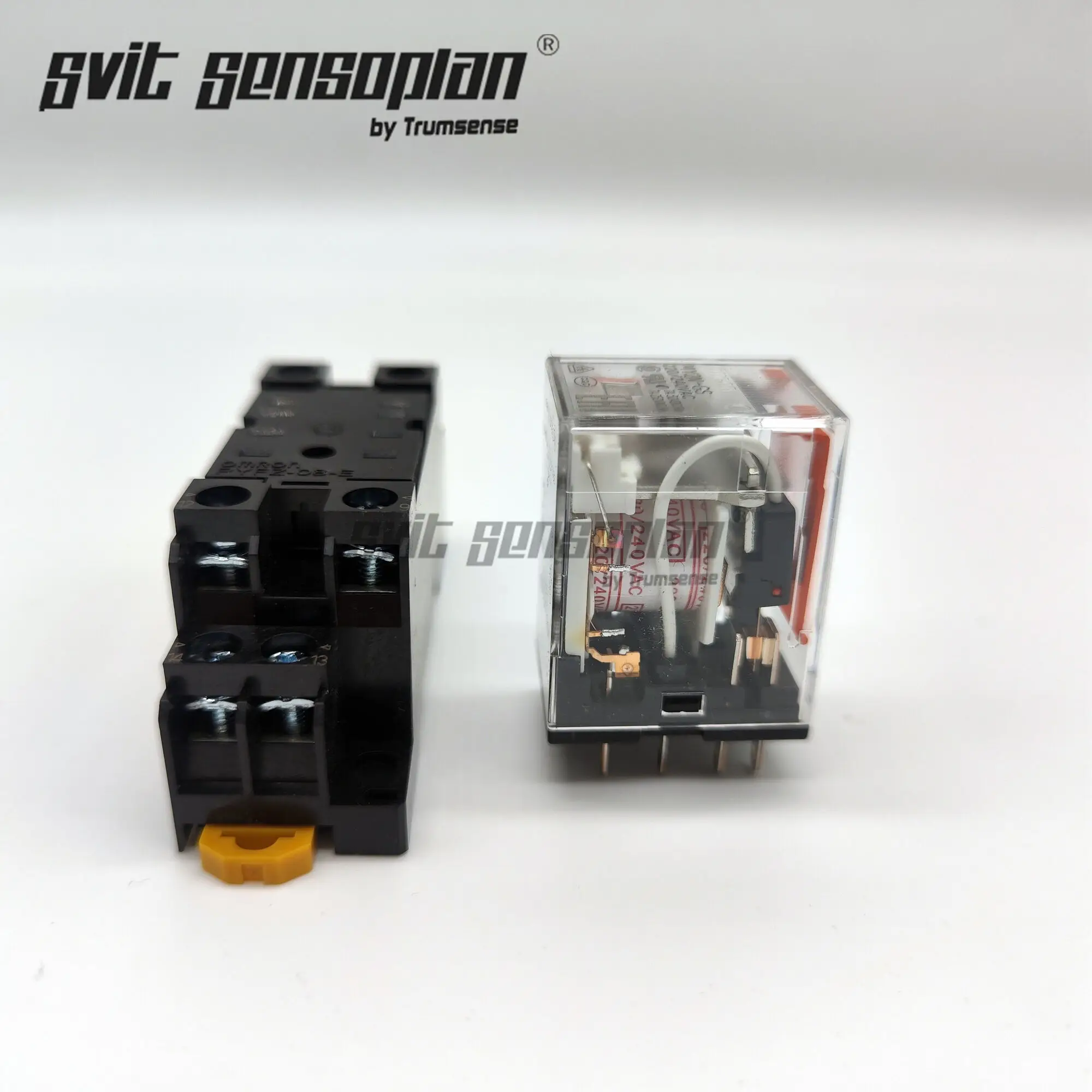 AC 220 240V Genuine MY2N-GS Electromagnetic Intermediate Relay with Base  Updated from Old Model MY2N-J or MY2NJ Free Shipping