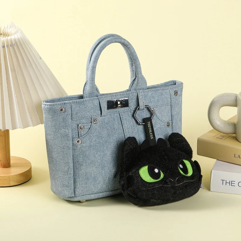 Genuíno clássico anime pequenos pingentes chaveiros de pelúcia desdentado bonecas animais de pelúcia presentes de aniversário de natal para crianças