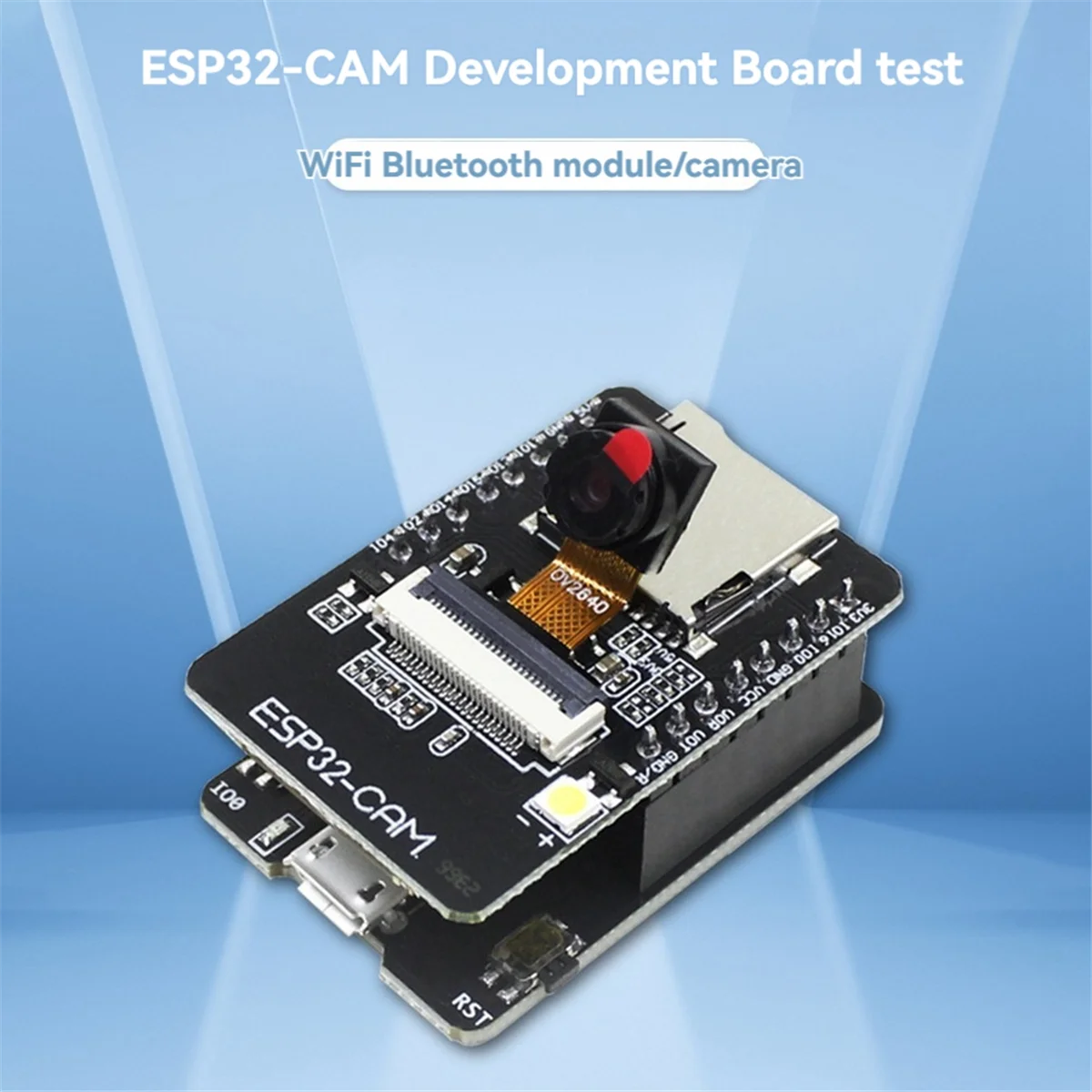 AT87-ESP32-CAM Development Board WiFi Module+OV2640 Camera+Base ESP32 WIFI Bluetooth IoT Motherboard Dual-Core 32-Bit CPU