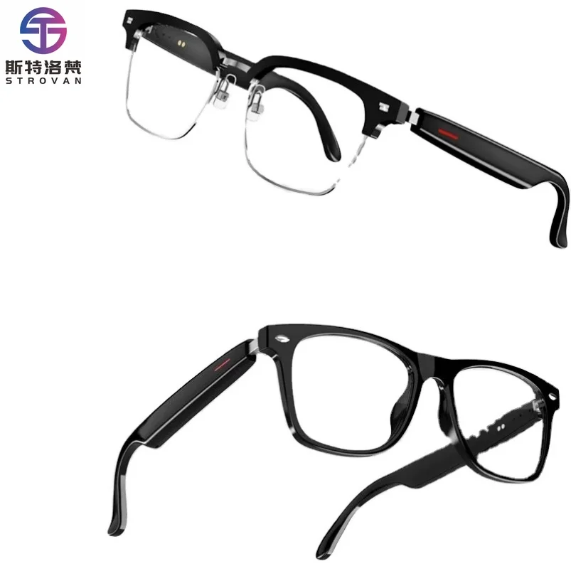 

Smart Glasses with for Bluetooth Anti-Blue Sunglasses for Real-Time Assistant Translation Music Call-AR Hardware