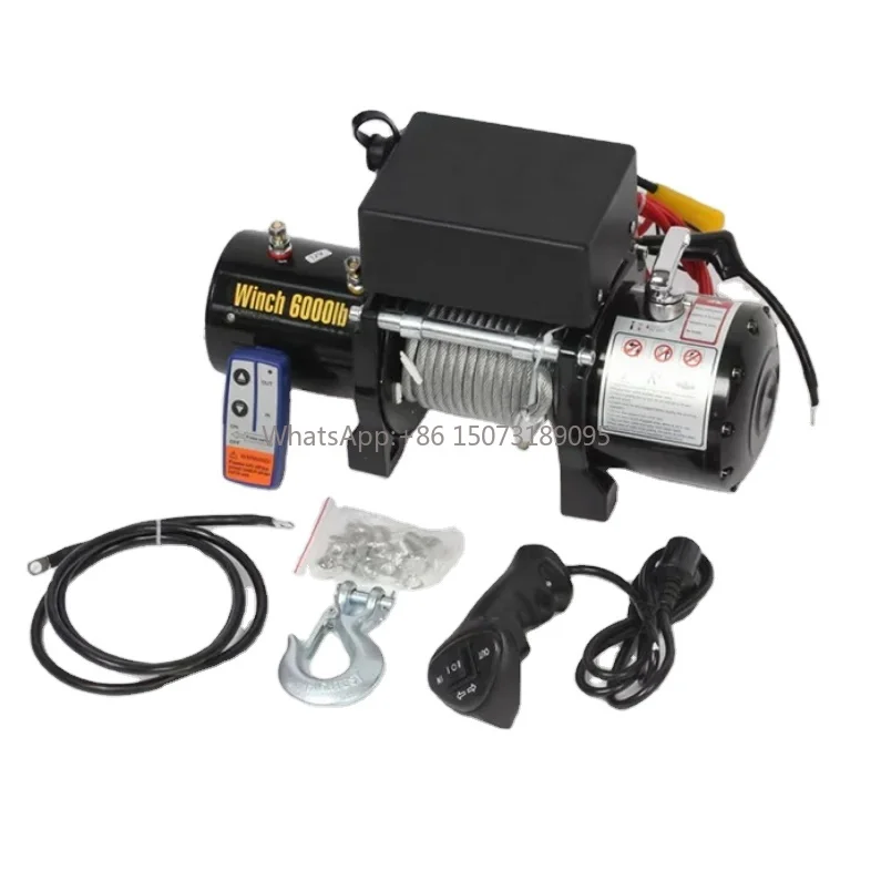 

Factory 2000 lb 12000 Lbs Mini 12v 24v Motor Electric Winch