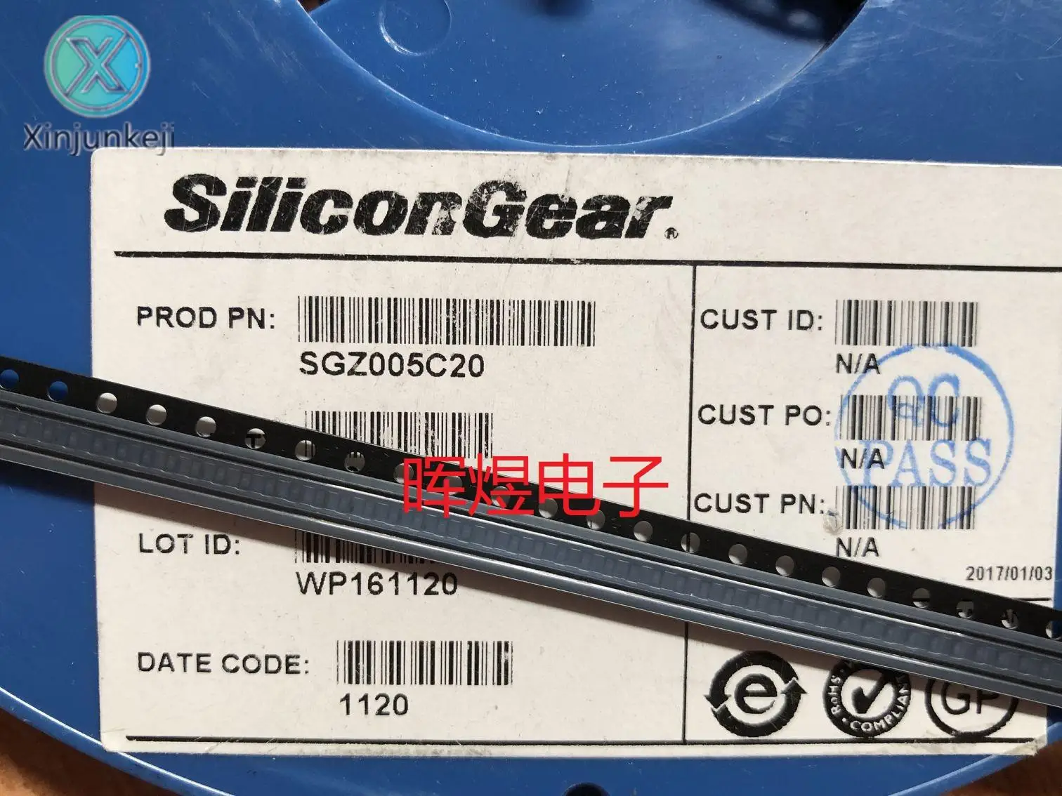 10 Buah SGZ005C20SILICLEAR Patch Baru Asli QFN