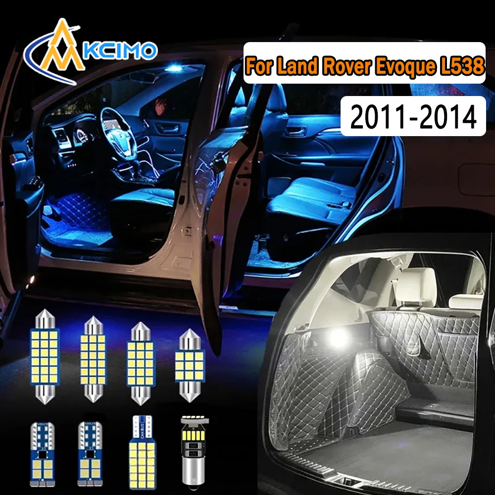 

Canbus LED Interior Light Kit For Land Rover Evoque L538 2011-2014 Super Bright Dome Map Door Lights Easy Install Bulbs Set