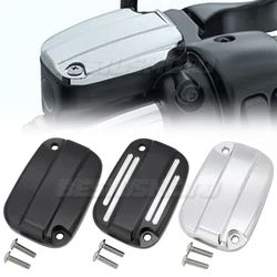Motorcycle Right Brake Fluid Reservoir Master Cylinder Cover For Harley Touring V-Rod Street Electra Glide Road King 2007-2015