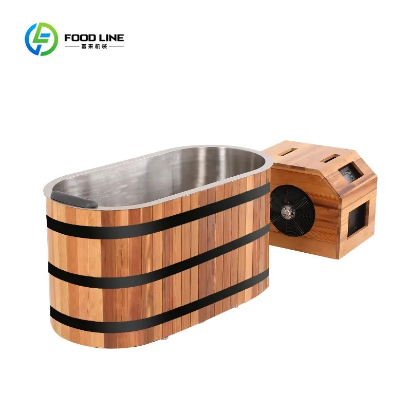 Customized New Model Ice Bath Indoor Cold Plunge Ice Tub Cold Water Therapy Ice Bathtub with Chiller and Filter