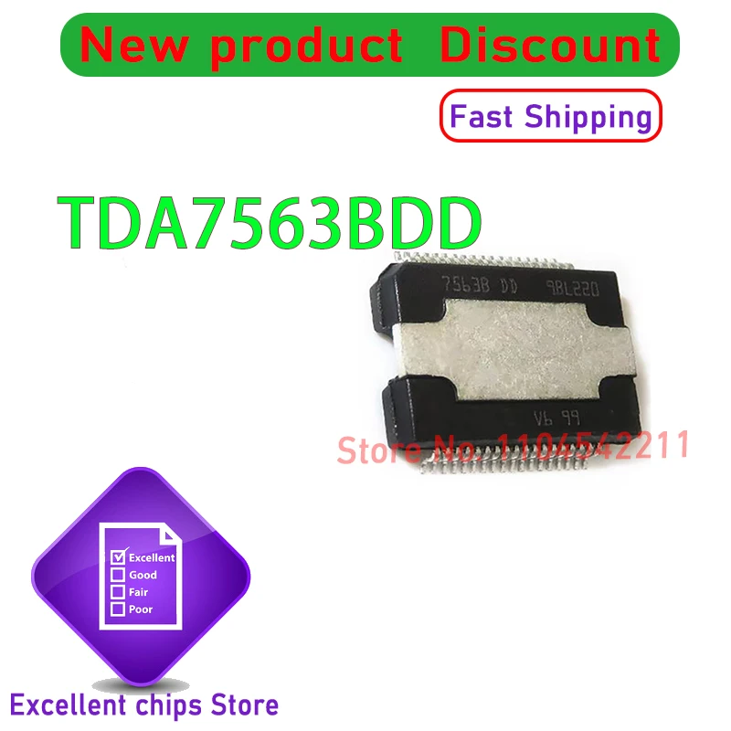 TDA7563BDD TDA7563B 7563B TDA7563DB TDA7563 SSOP36 1~10pcs/lot