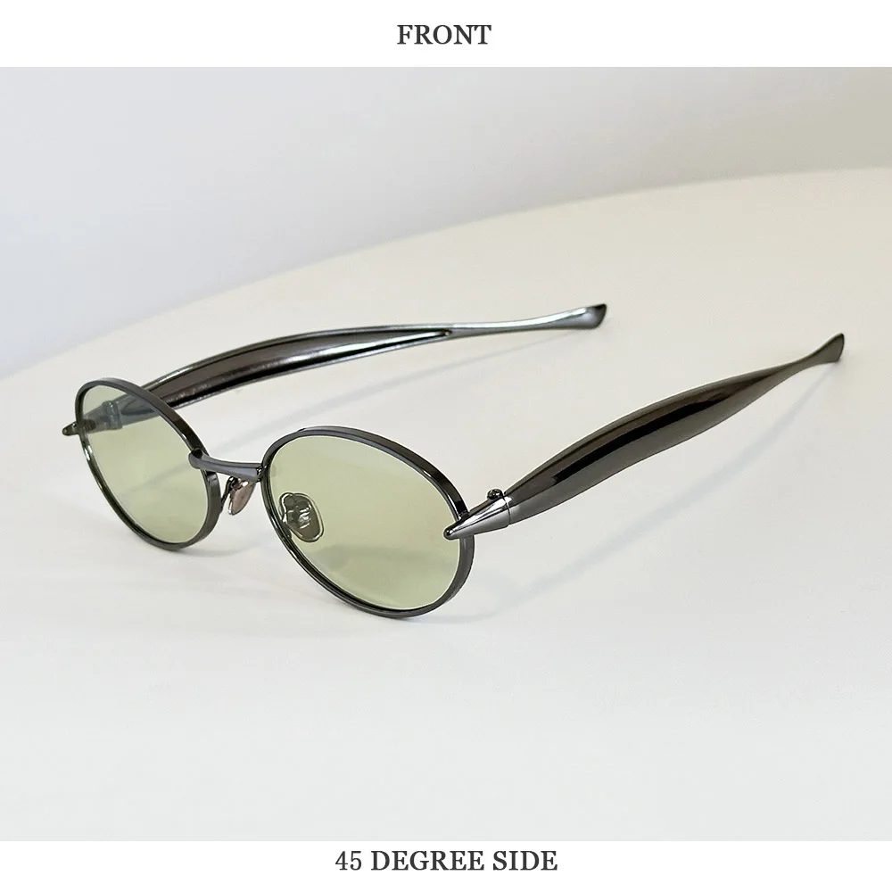 Neue Mode Oval Sonnenbrille Frauen Steampunk Gläser Vintage Sonnenbrille Luxus Dropshipping Lunette Soleil Femme Zonnebrillen Dames – Detail 29