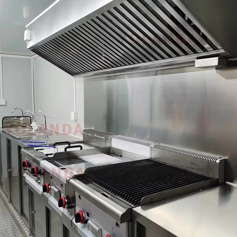 Customized Mobile Trailers Trucks Fast Food Truck Fully Equipped Coffee Trailer Hot Dog Cart Fast Food Trailer With Kitchen