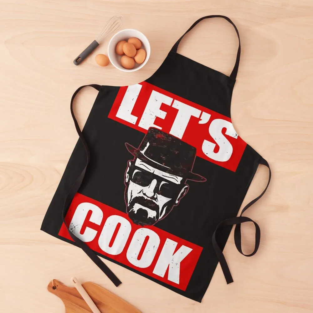 

Let's Cook Bad Heisenberg Apron christmas kitchen chef costume Apron