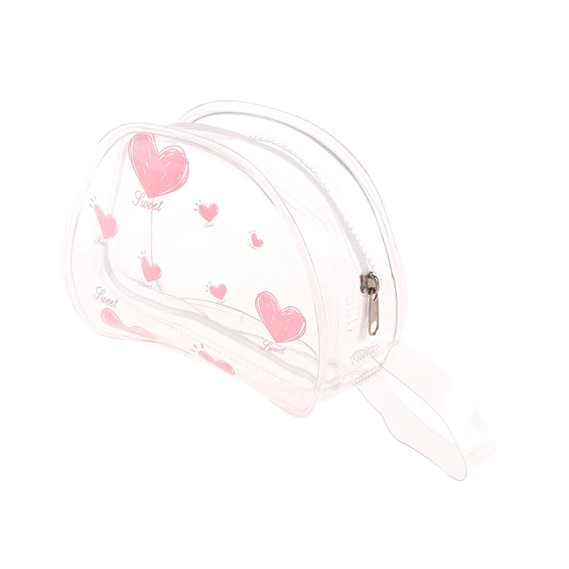 Transparent Outdoor PVC Mini Doll Display Bag Coin Purse Pendant Pouch Organizer Wallet Key Lipstick Earphone Storage Bag