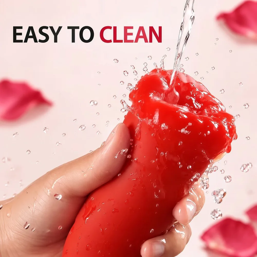 Male Automatic Aircraft Cup Realistic Tongue Licking Vibrator Penis Delayed Ejaculation Exerciser Sex Machine For Adult Men 18+