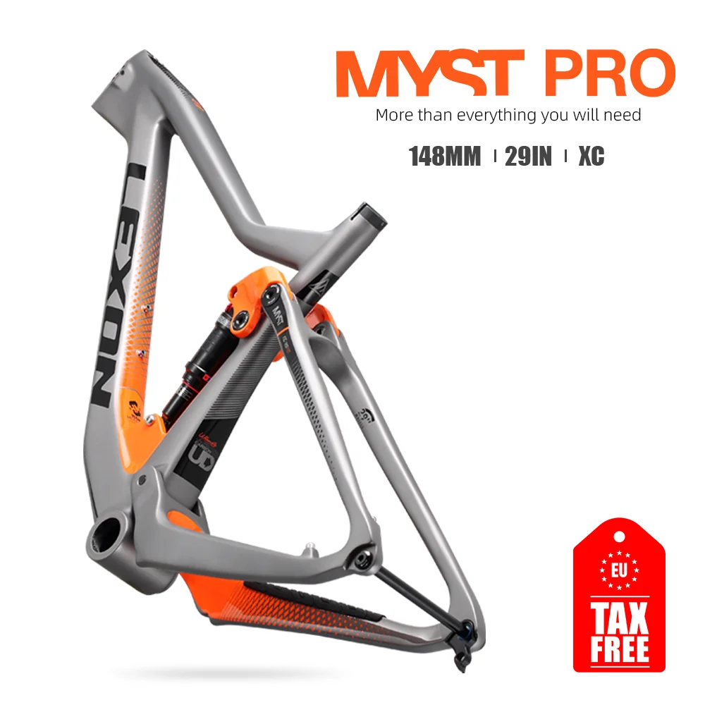 

Lexon MYST 29 Carbon MTB Frame XC Trail Suspenion Boost Mountain Bike Frame 15 1719 inch rockshox dnm XDB DPD Bicycle Parts