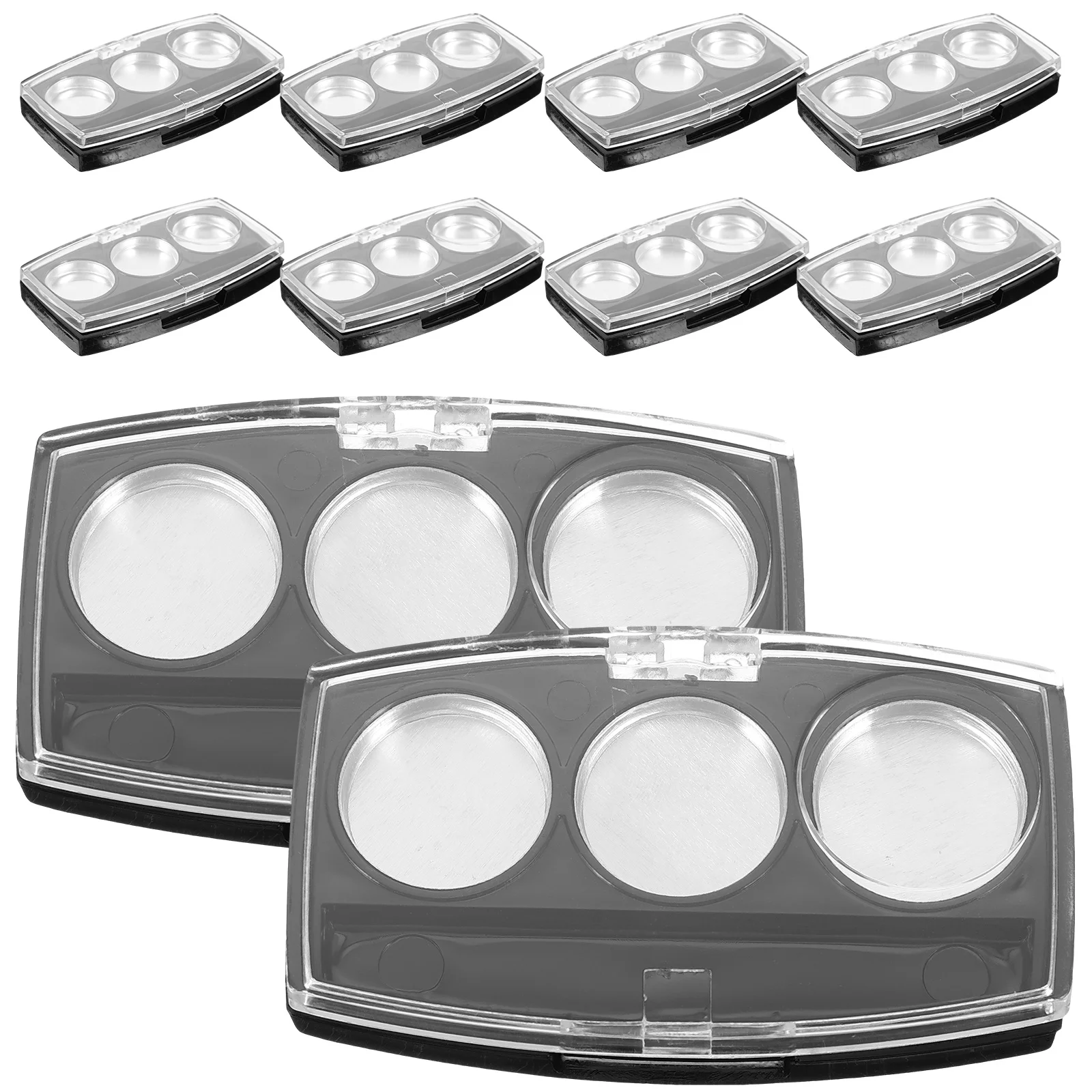 

10 Pcs Eye Shadow Box Makeup Pans Magnetic Kit Empty Eyeshadow Palette Container Tray Palettes