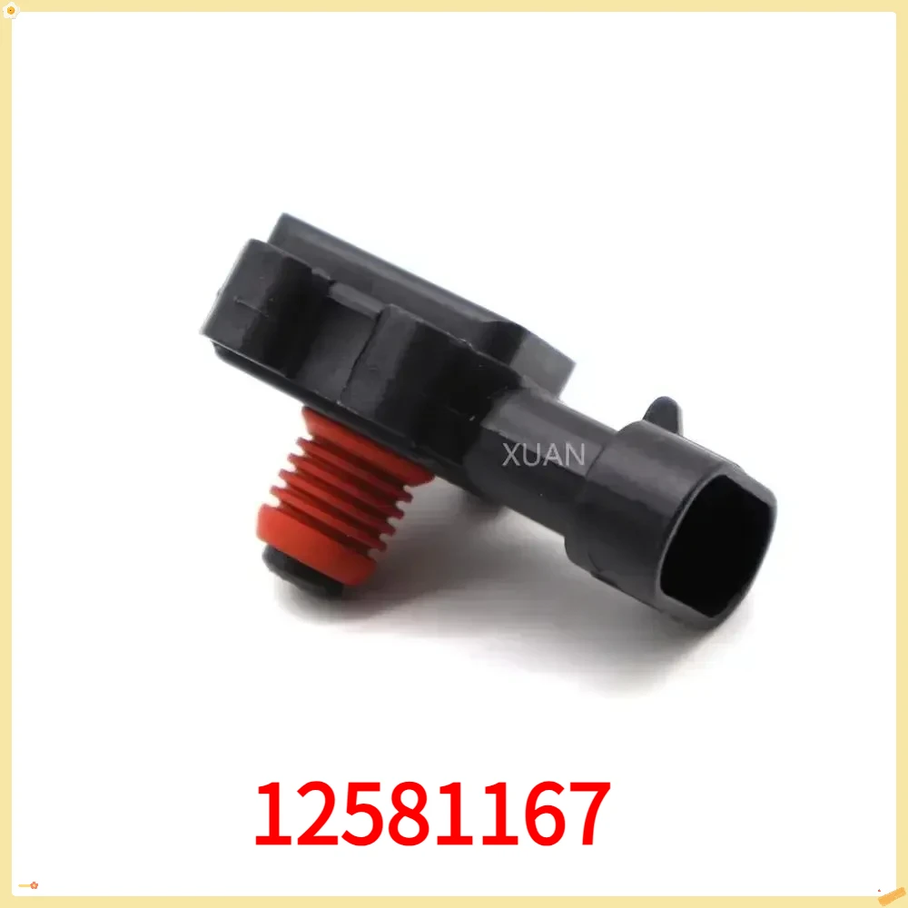 Nuevo Sensor MAP de presión de aire del colector del motor 12581167 compatible con Chevrolet Monte Venture Oldsmobile Alero Achieva Silhouette Pontiac